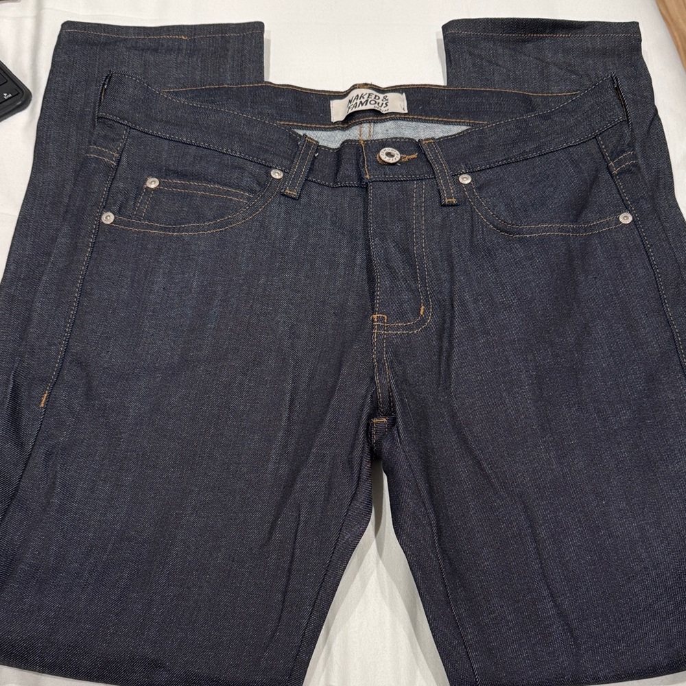 Naked & Famous Denim Men's Indigo Straight Jeans